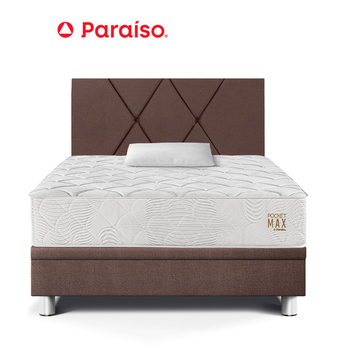 PARAISO - Dorm Boxet Pocket Max 1.5 Pzs Choco