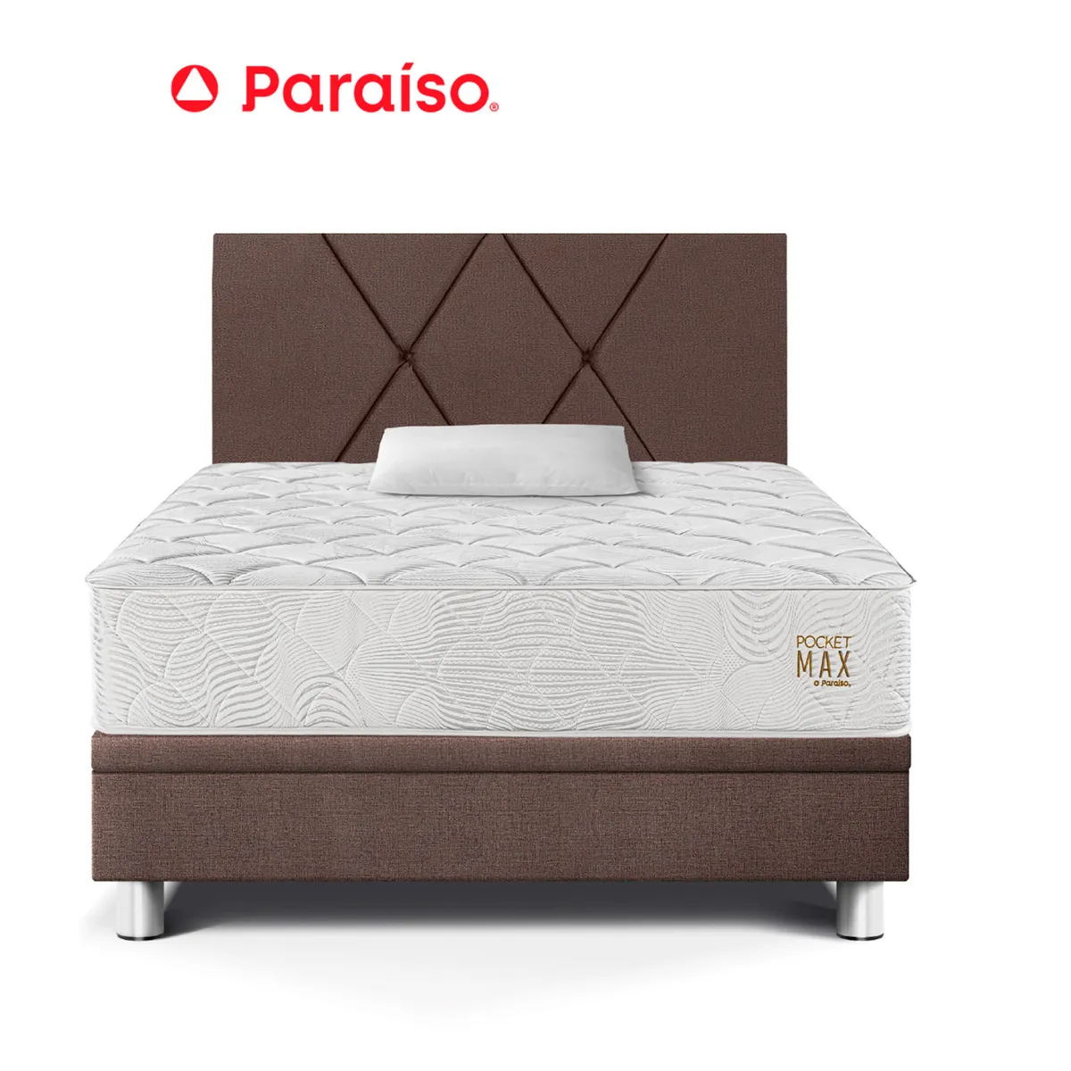 PARAISO - Dorm Boxet Pocket Max 1.5 Pzs Choco