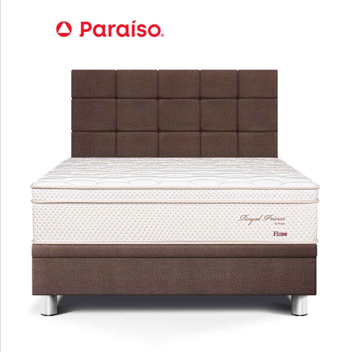PARAISO - Dorm Boxet Blocks Roy Pr Firme Queen Cho