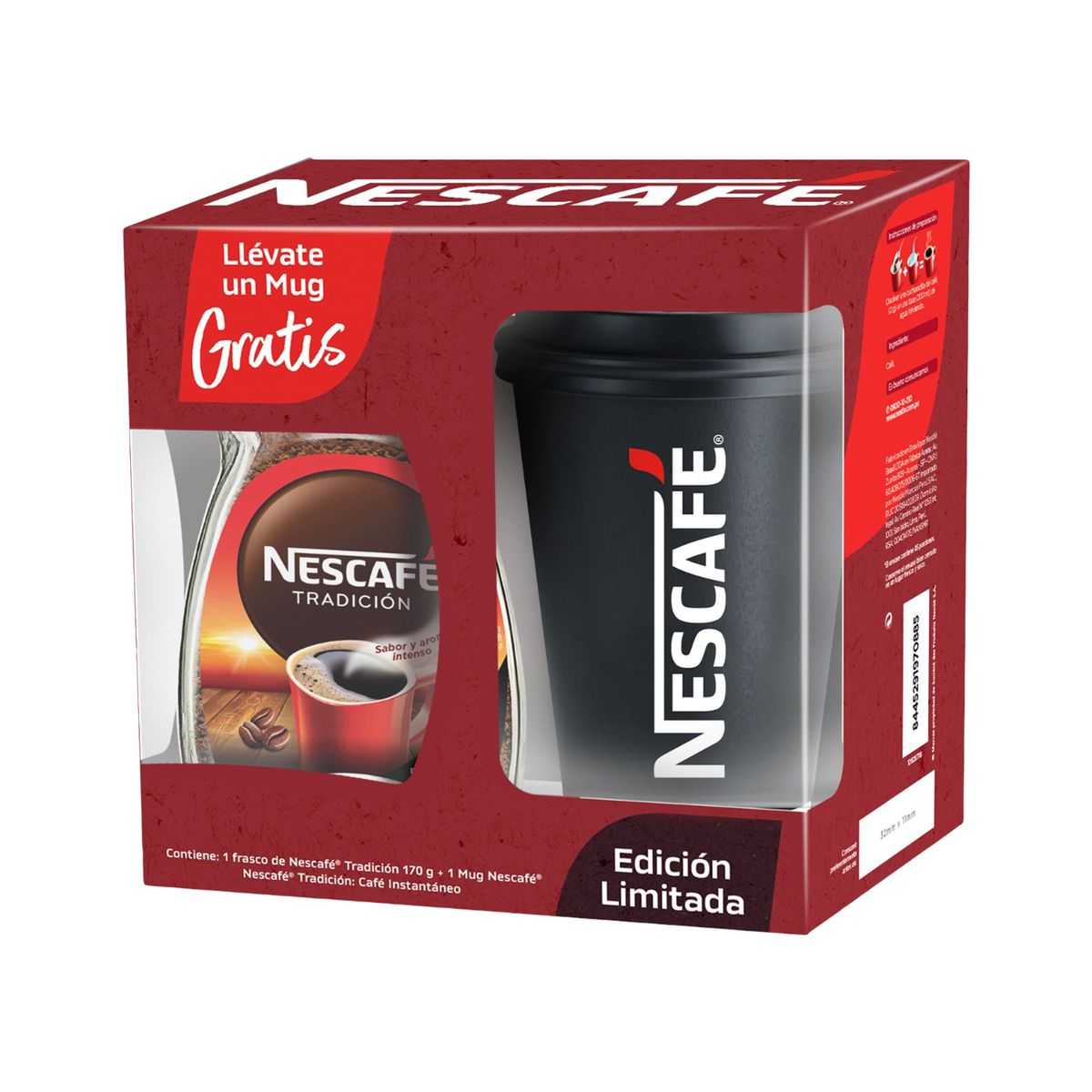 NESCAFE TRADICION - Pack Café Nescafé Tradición Envase 170 g + Mug