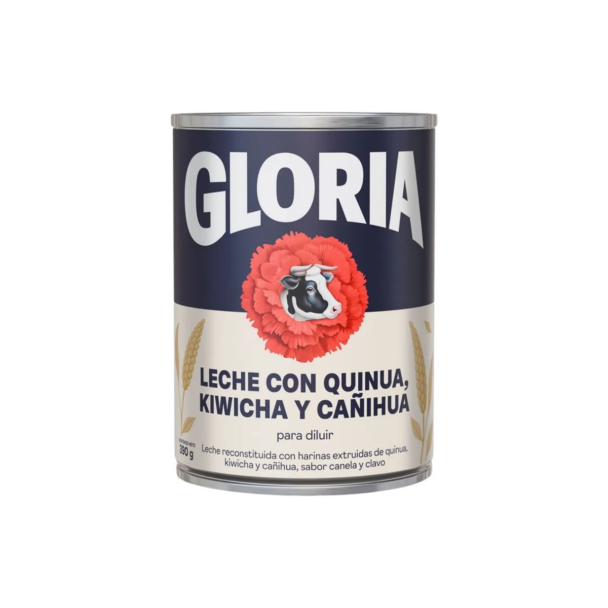 GLORIA - Leche con Quinua Kiwicha Cañihua Gloria Lata 390 g