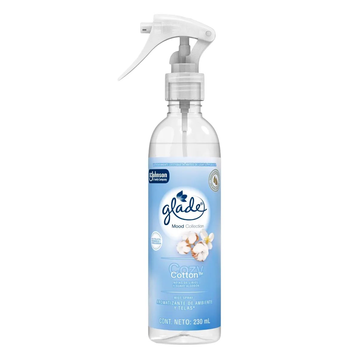 GLADE - Aromatizante en Spray Glade Cozy Cotton Envase 230 mL