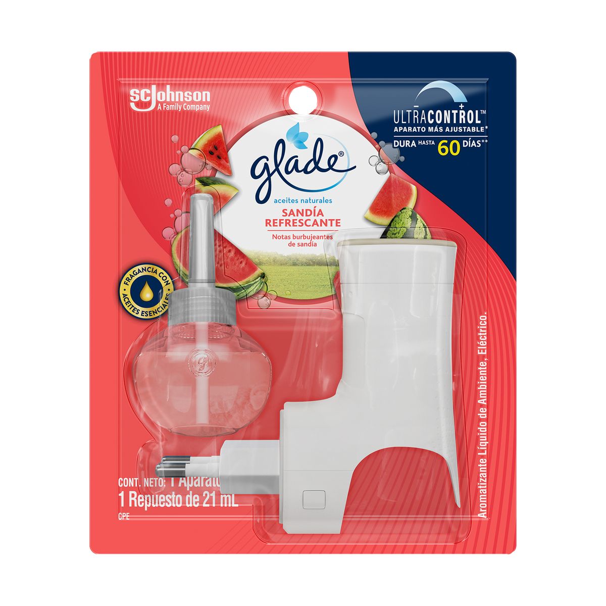 GLADE - Ambientador en Aceite Glade Sandía Envase 21 mL