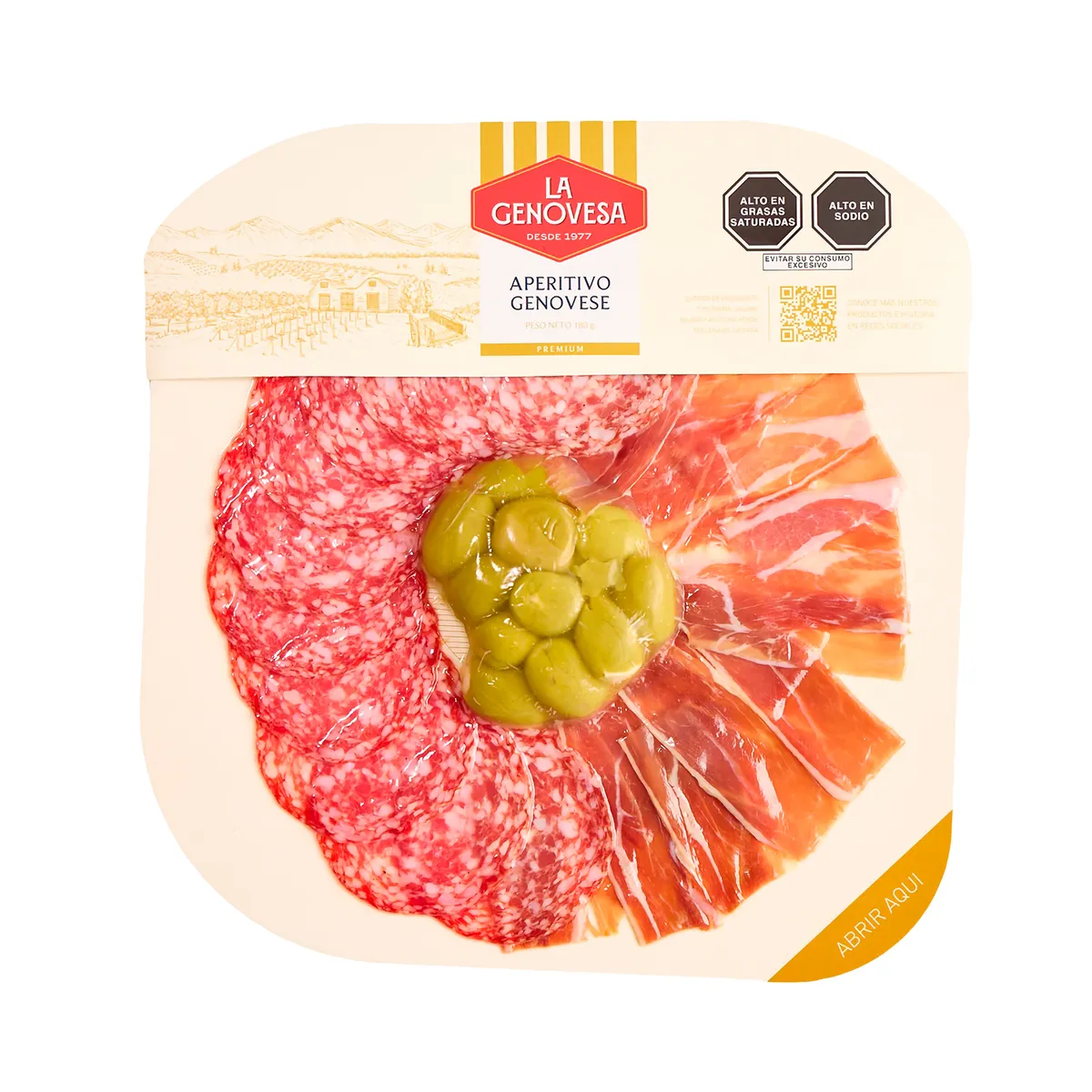 LA GENOVESA - Aperitivo Genovese Skin La Genovesa Empaque 180 g
