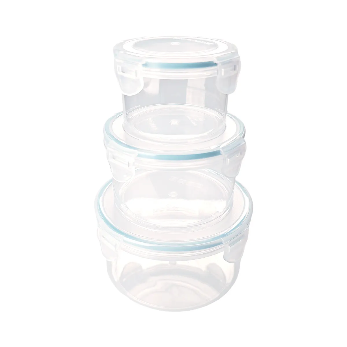 CASA JOVEN - Set Contenedor Blanco 3 Piezas 430 mL+800 mL+1300 mL