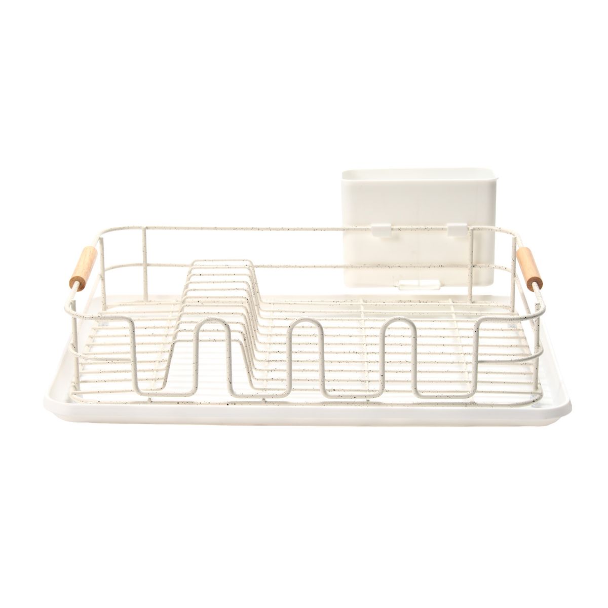 CASA JOVEN - Escurridor De Platos Cromado Beige 43X32