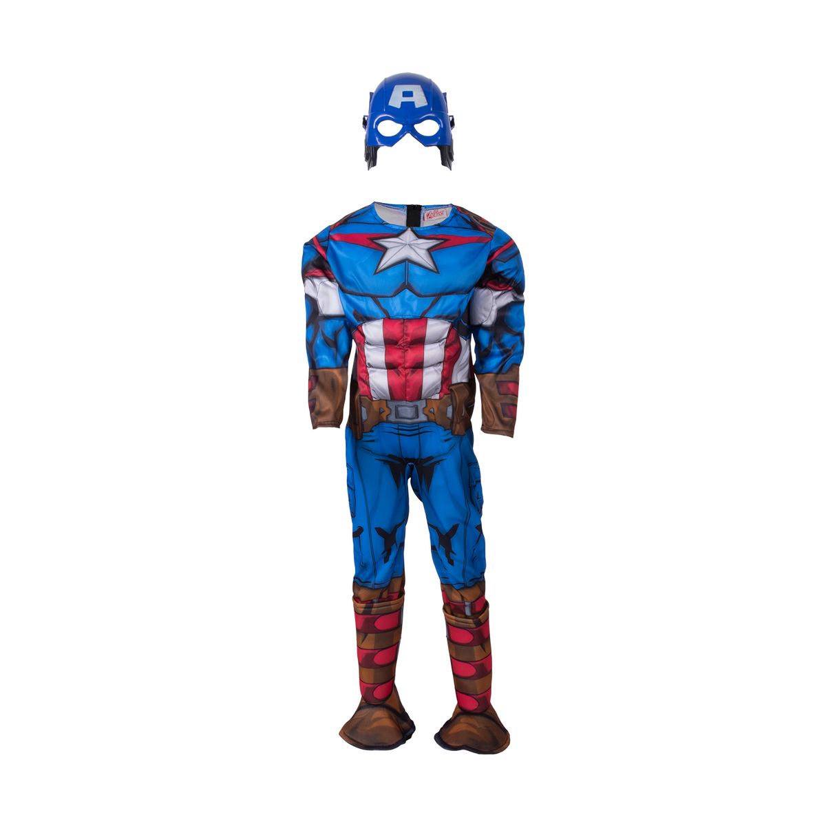 MARVEL - Disfraz Marvel Capitán América Talla 4