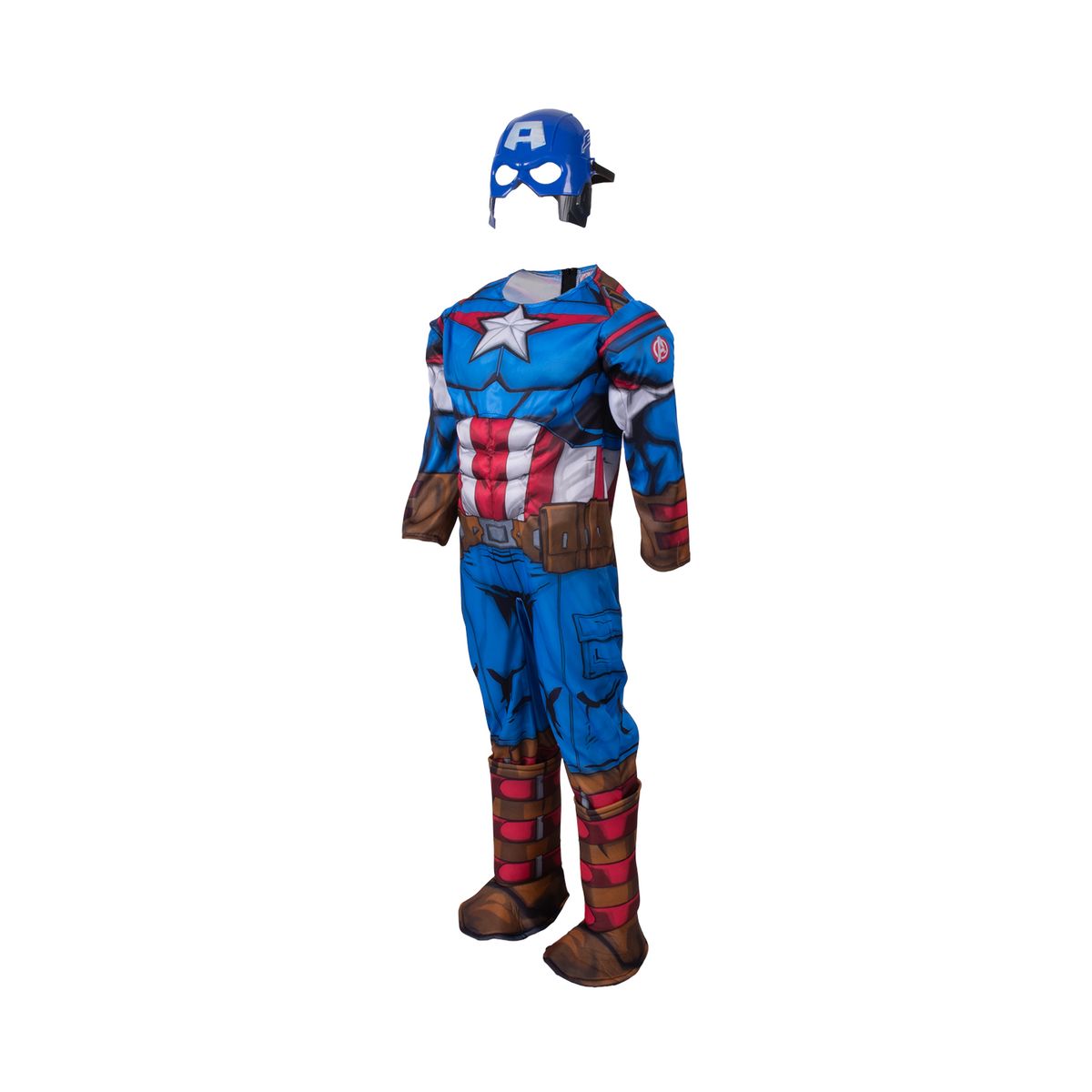 MARVEL - Disfraz Marvel Capitán América Talla 4