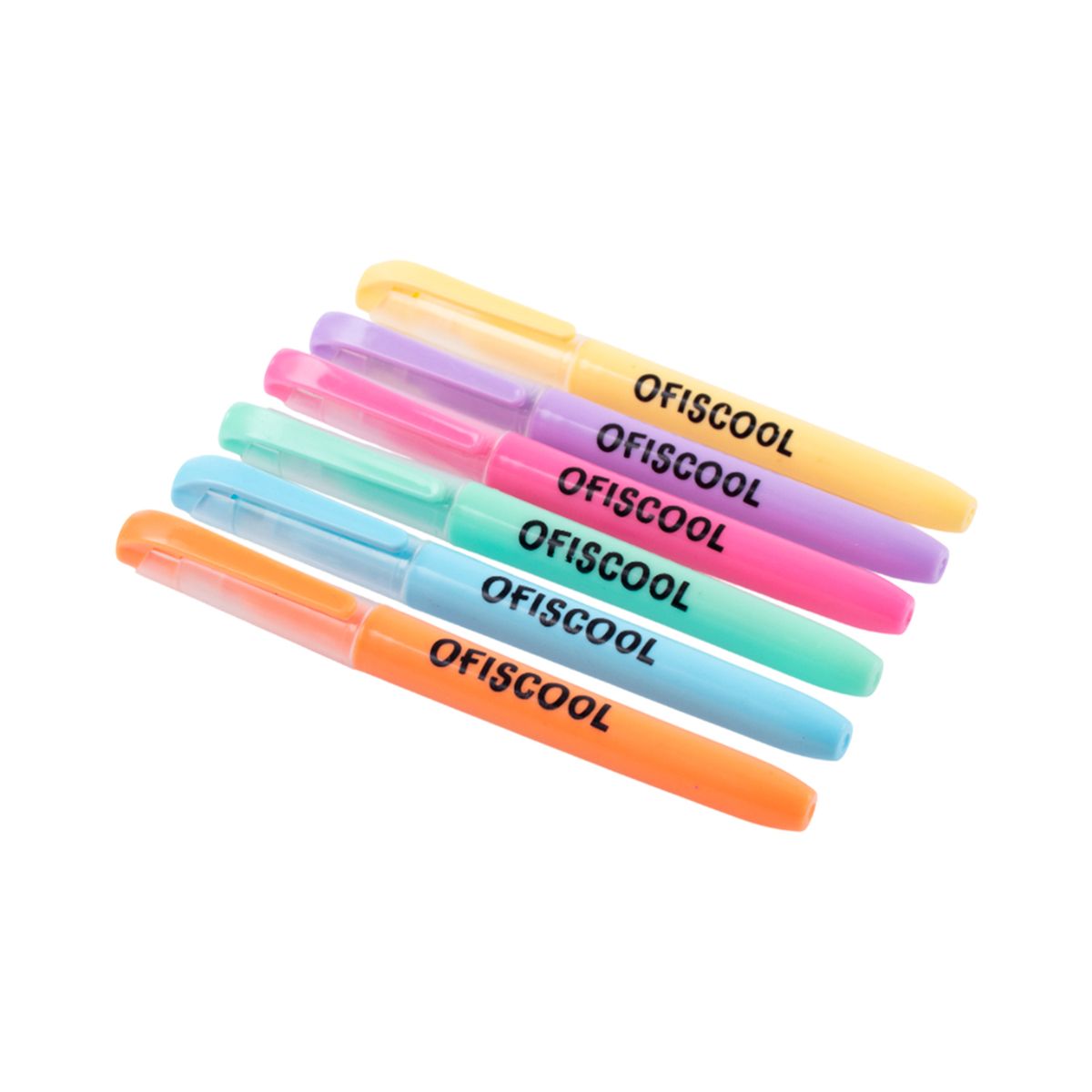 OFISCOOL - Ofis Set Resaltadores Pastel 5 Und