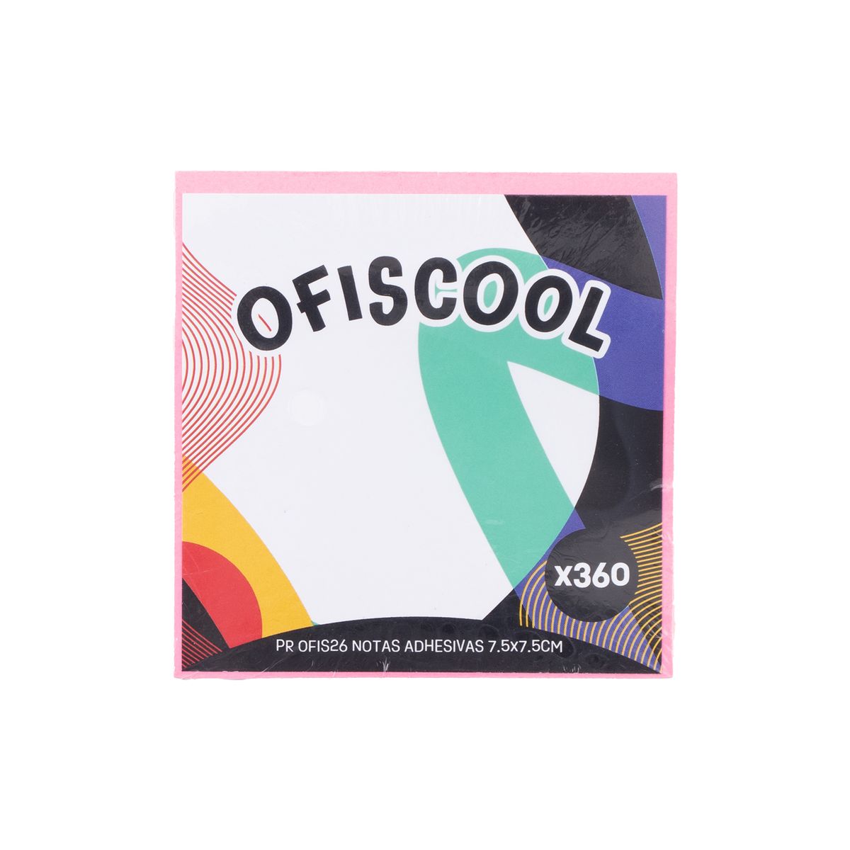 OFISCOOL - Ofis Notas Adhesivas 7.5 x 7.5 cm