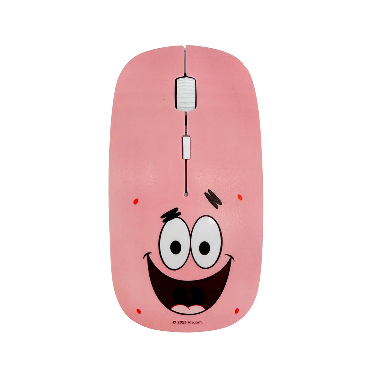 NICKELODEON - Mouse Inalámbrico Rosado Patricio