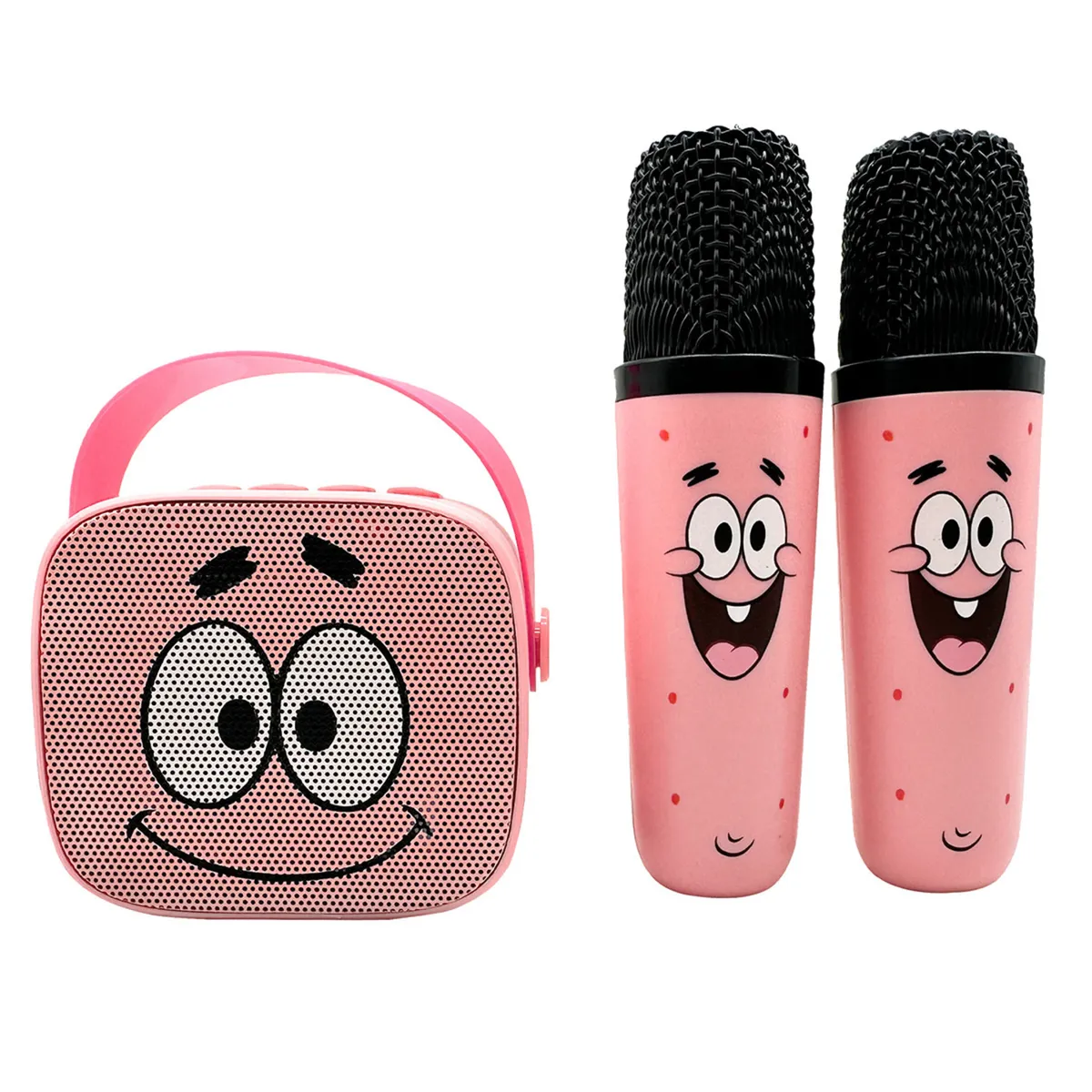 NICKELODEON - Speaker Rosado Patricio con 2 Micrófonos