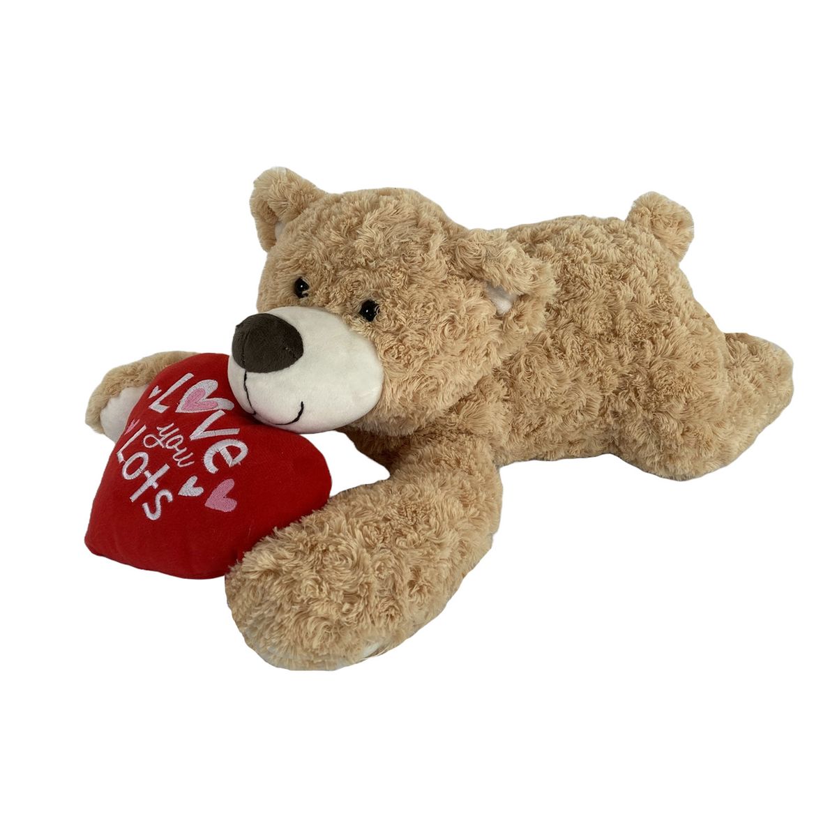 KISSES - Peluche Oso Acostado 45 cm