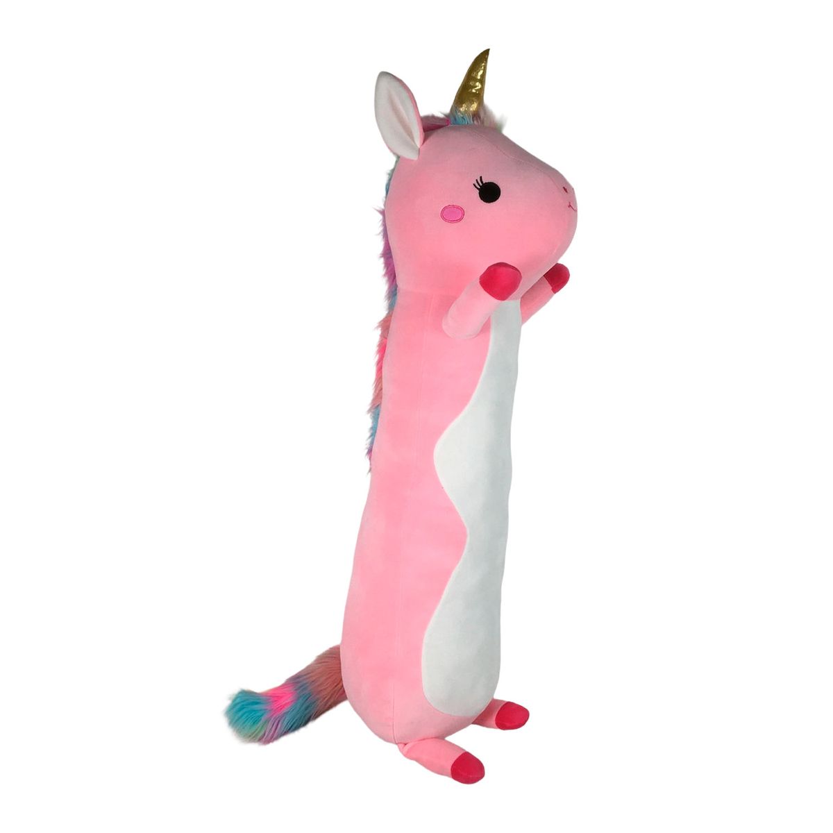 KISSES - Peluche Largo Unicornio Rosa 80 cm