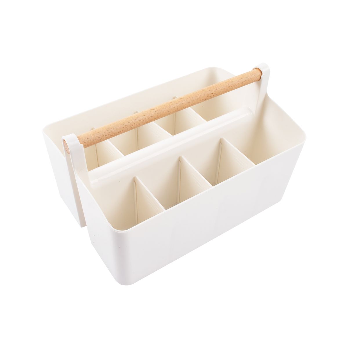 CASA JOVEN - Caja Organizadora Casa Joven Aza Madera 8 Divisiones Blanca