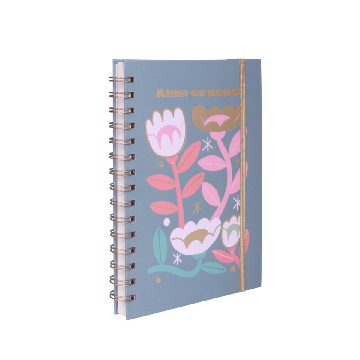 ARTESCO - LIBRETA ANILLADA CON LIGA PAPER