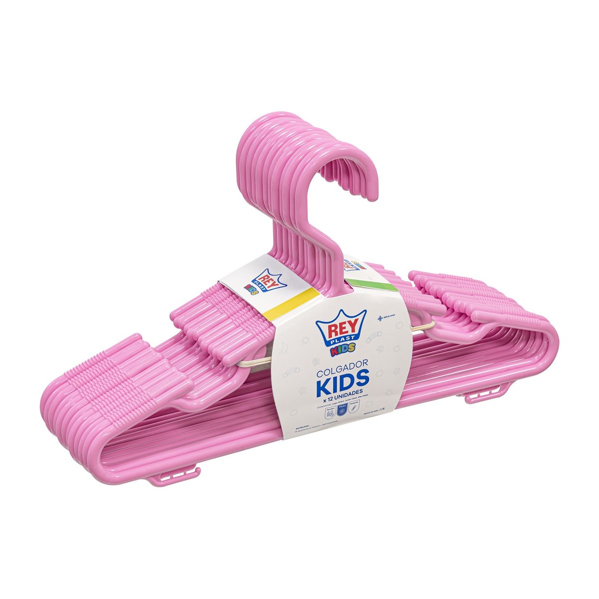 REYPLAST - Colgador Reyplast Kids 12 Piezas