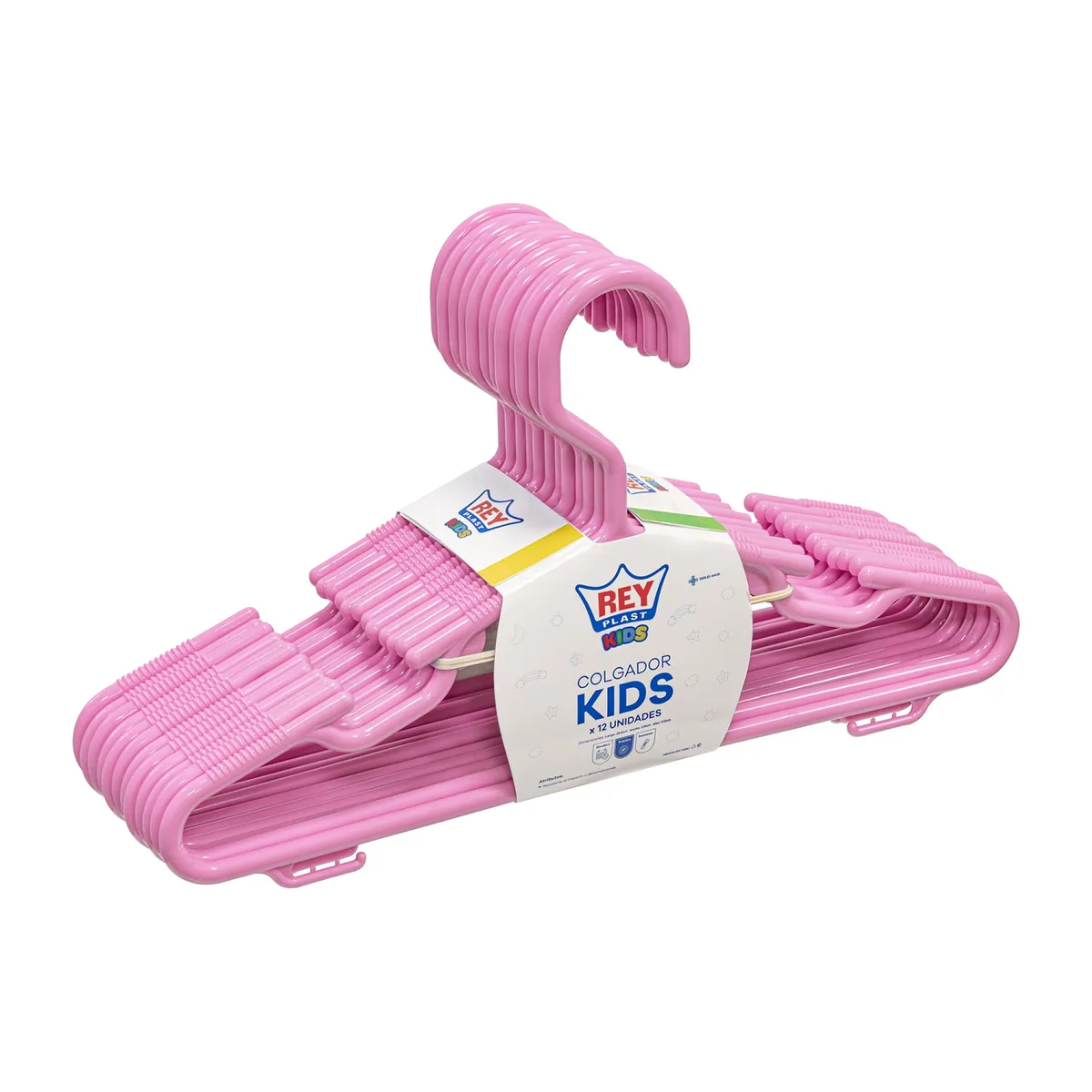 REYPLAST - Colgador Reyplast Kids 12 Piezas