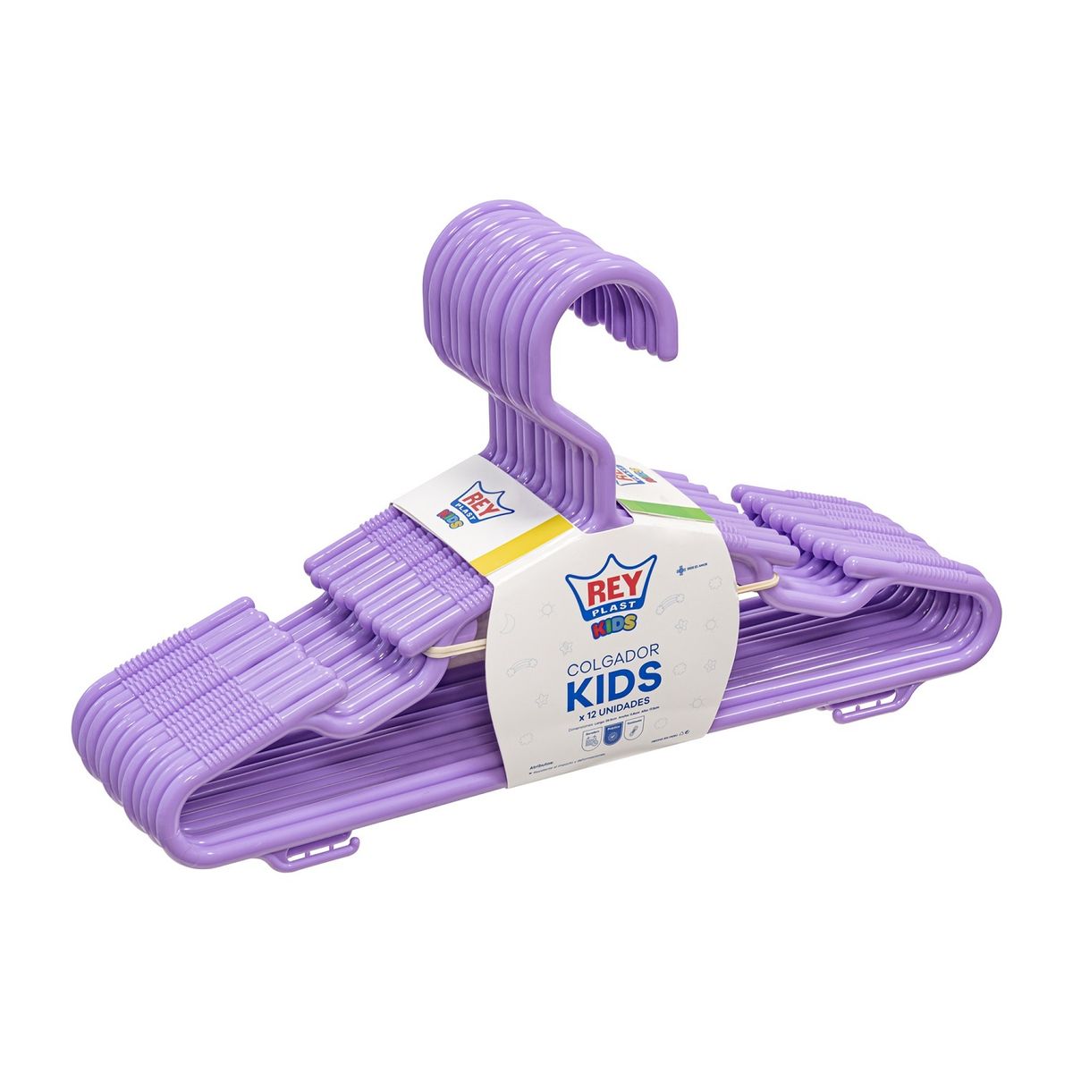 REYPLAST - Colgador Reyplast Kids 12 Piezas