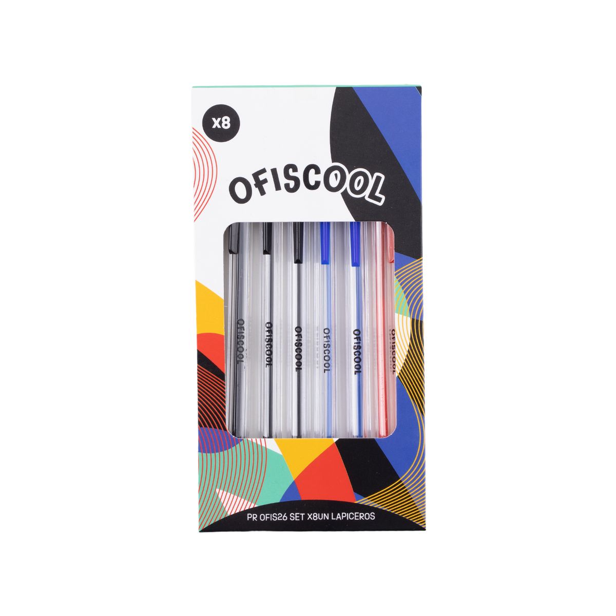 OFISCOOL - Ofis Set Lapiceros 8 Und