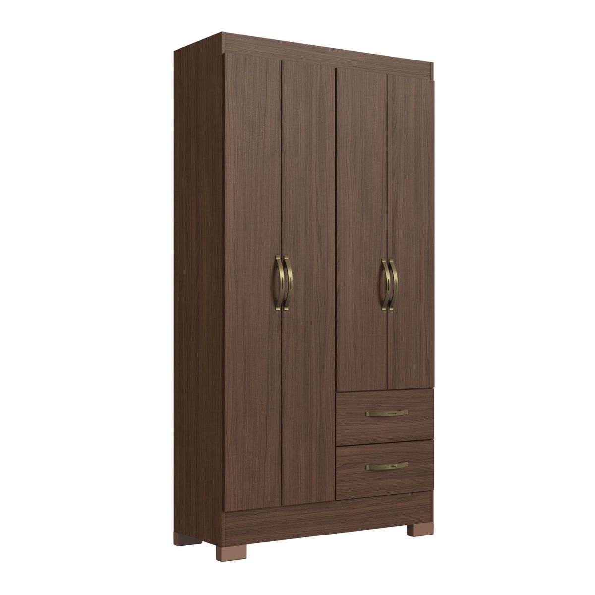 CASA JOVEN - ROPERO 4 PUERTAS 2 CAJONES RP1423