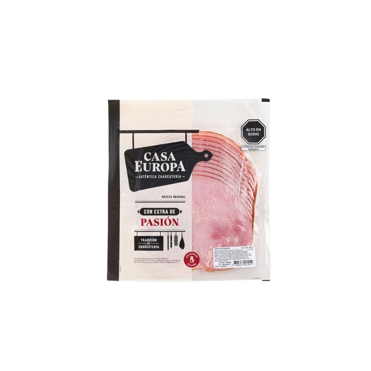 CASA EUROPA - Jamón Artesano Casa Europa Empaque 200 g