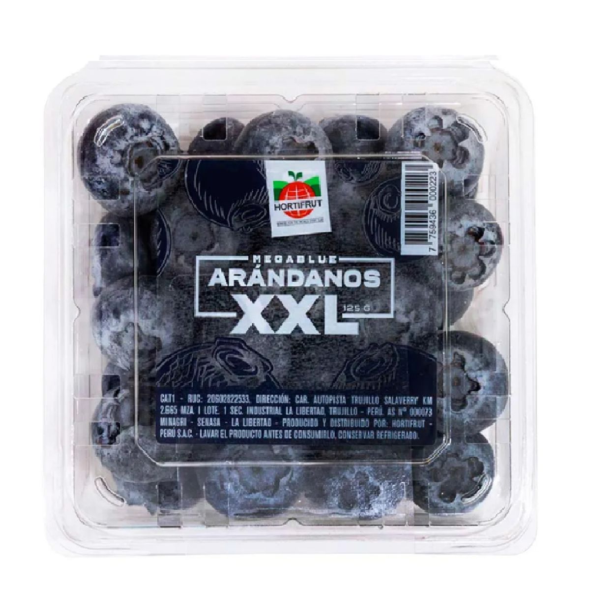  - Arándanos XXL Hortifrut 125 g