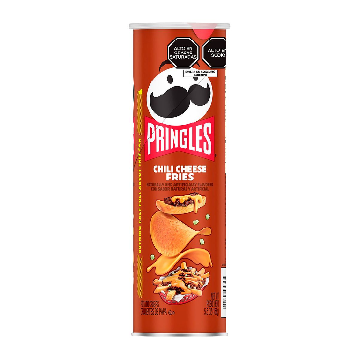 PRINGLES - Papas Pringles Chili Cheese Fries Envase 158 g