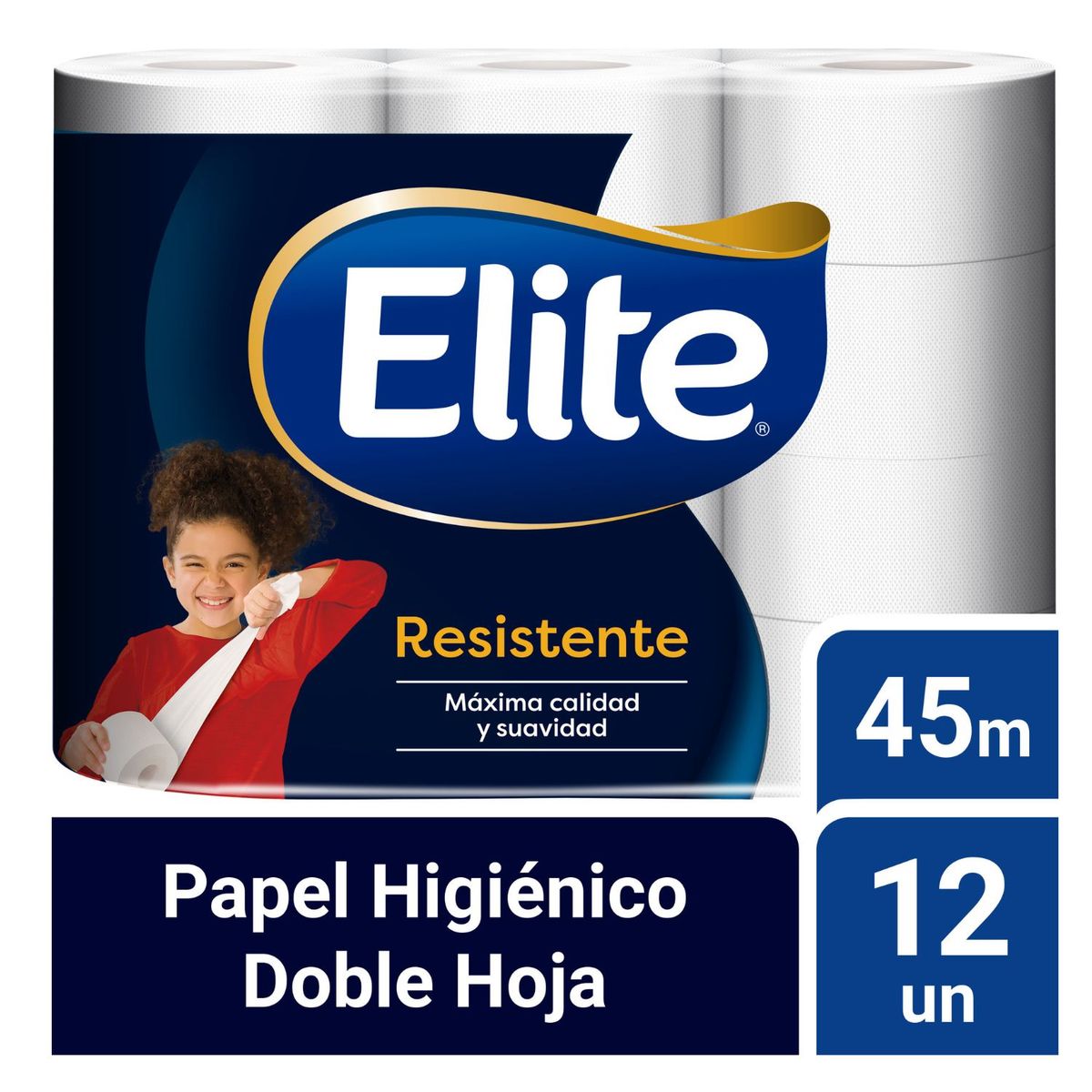 ELITE - Papel Higiénico Elite XL Resistente Empaque 12 Und