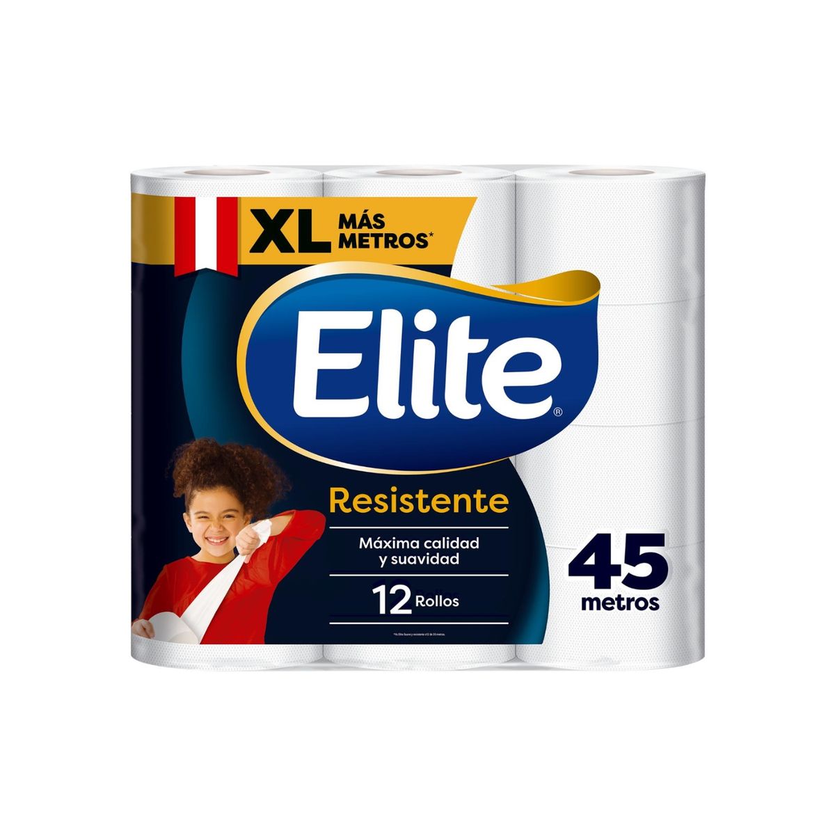 ELITE - Papel Higiénico Elite XL Resistente Empaque 12 Und