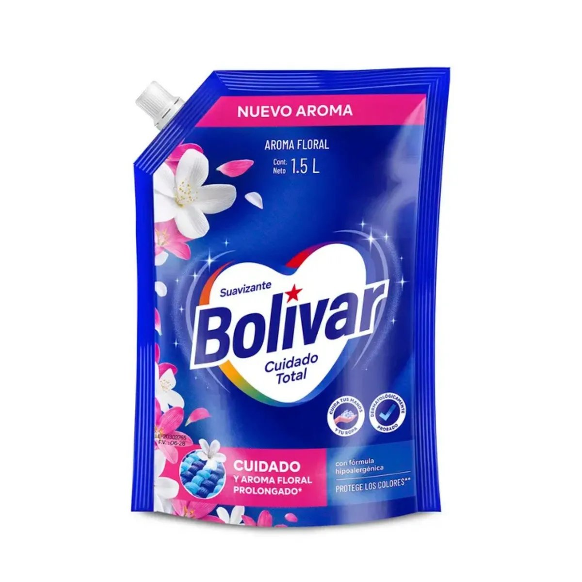 BOLIVAR - Suavizante Bolivar Cuidado Total Floral Doypack 1.5 L