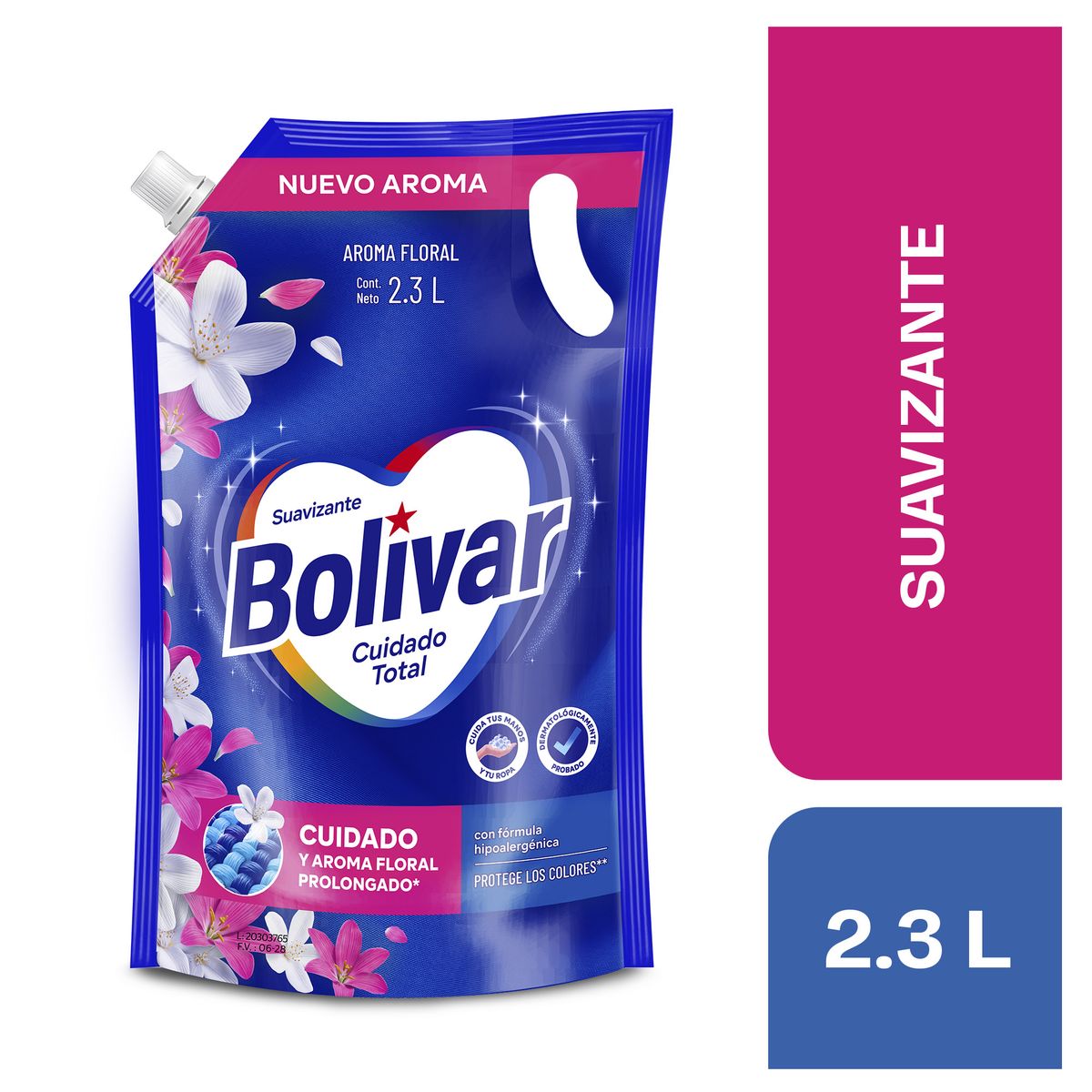 BOLIVAR - Suavizante Bolivar Cuidado Total Floral Doypack 2.3 L