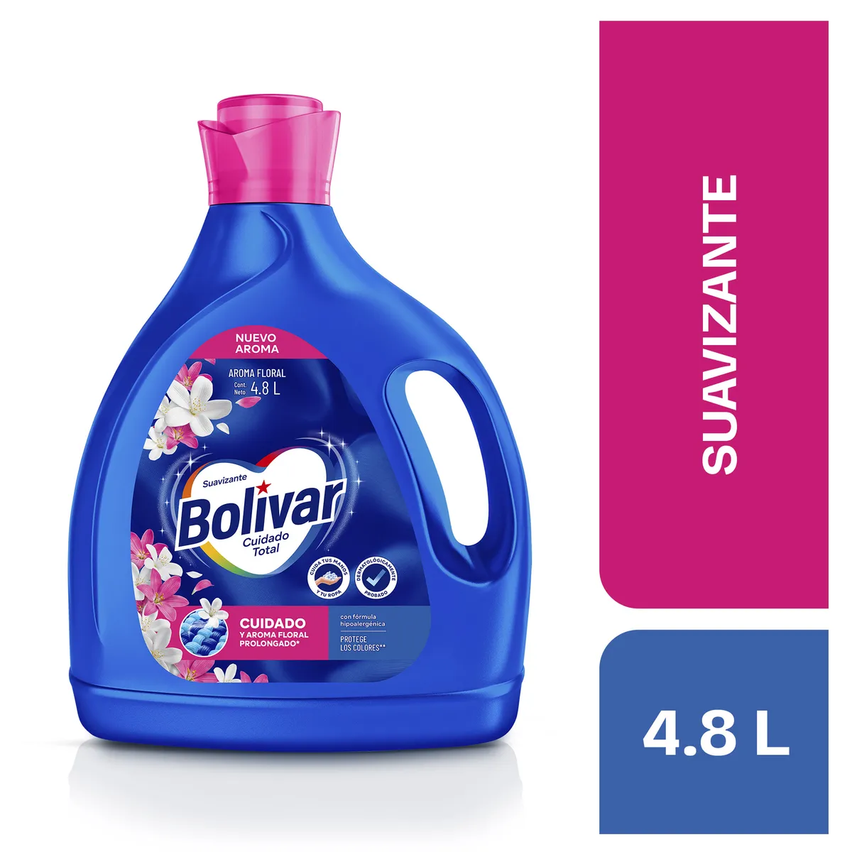 BOLIVAR - Suavizante Bolívar Cuidado Total Floral Envase 4.8 L
