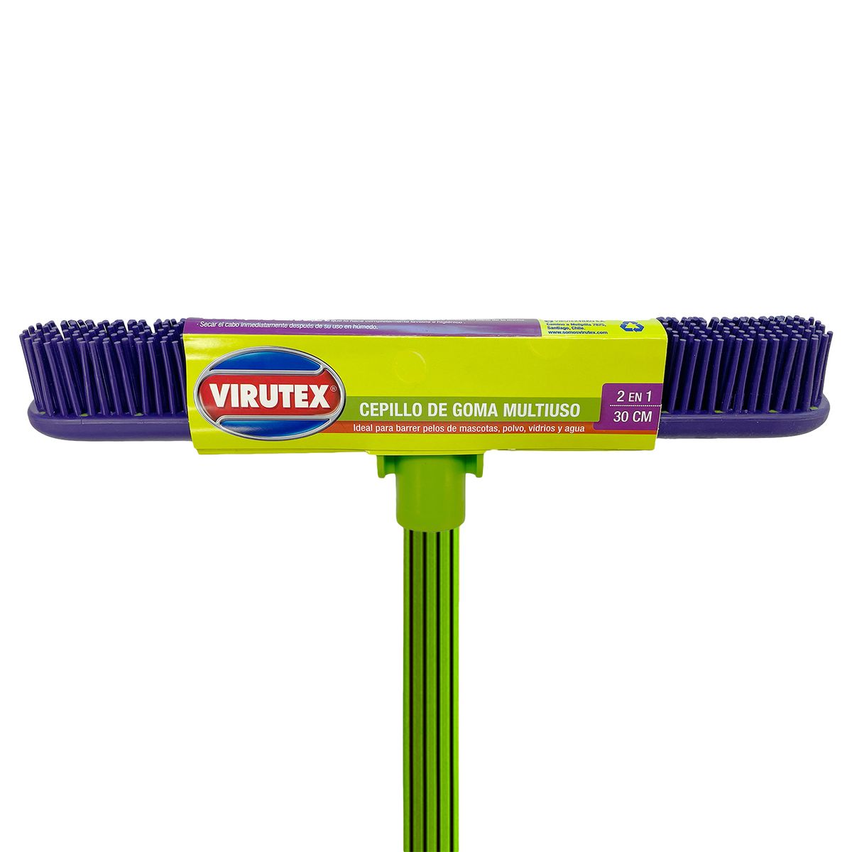 VIRUTEX - Cepillo de Goma Multiuso 2 en 1 Virutex