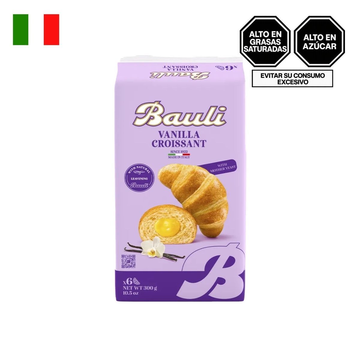  - Croissants de Vainilla Bauli Empaque 300 g