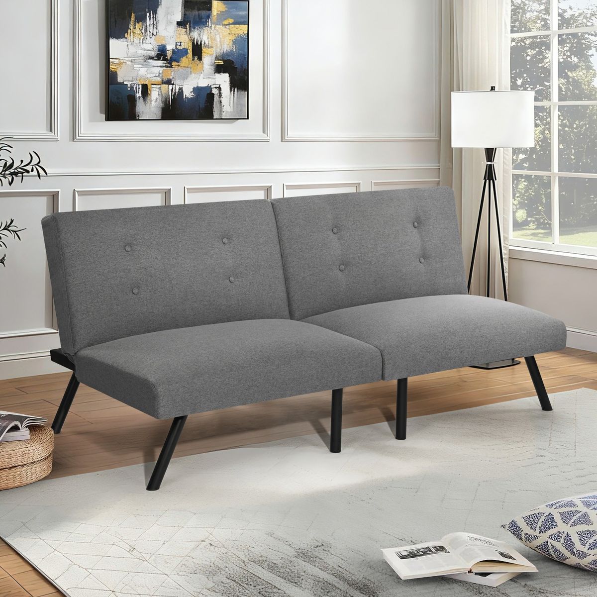 CASA JOVEN - Sofa Cama Oslo Gris