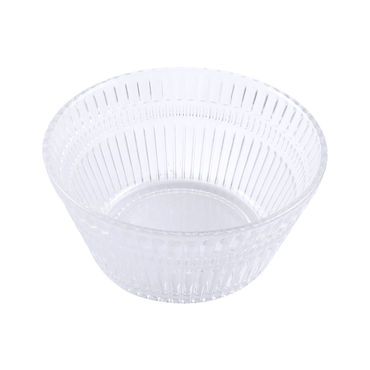 CASA JOVEN - Bowl Casa Joven Vidrio Repujado Líneas 14 cm