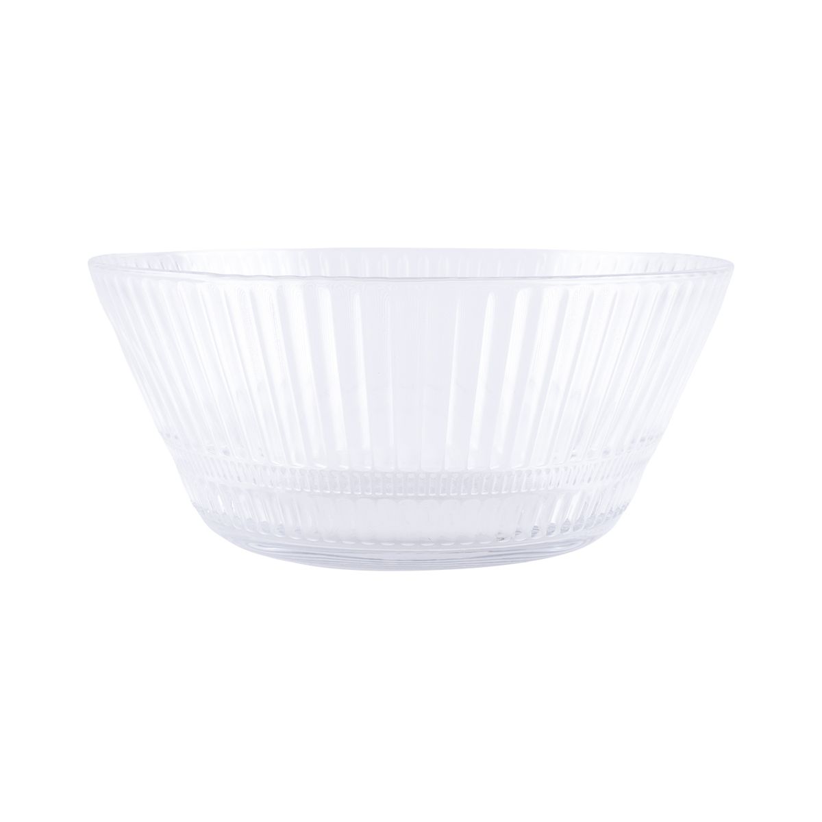 CASA JOVEN - Bowl Casa Joven Vidrio Repujado Líneas 22 cm