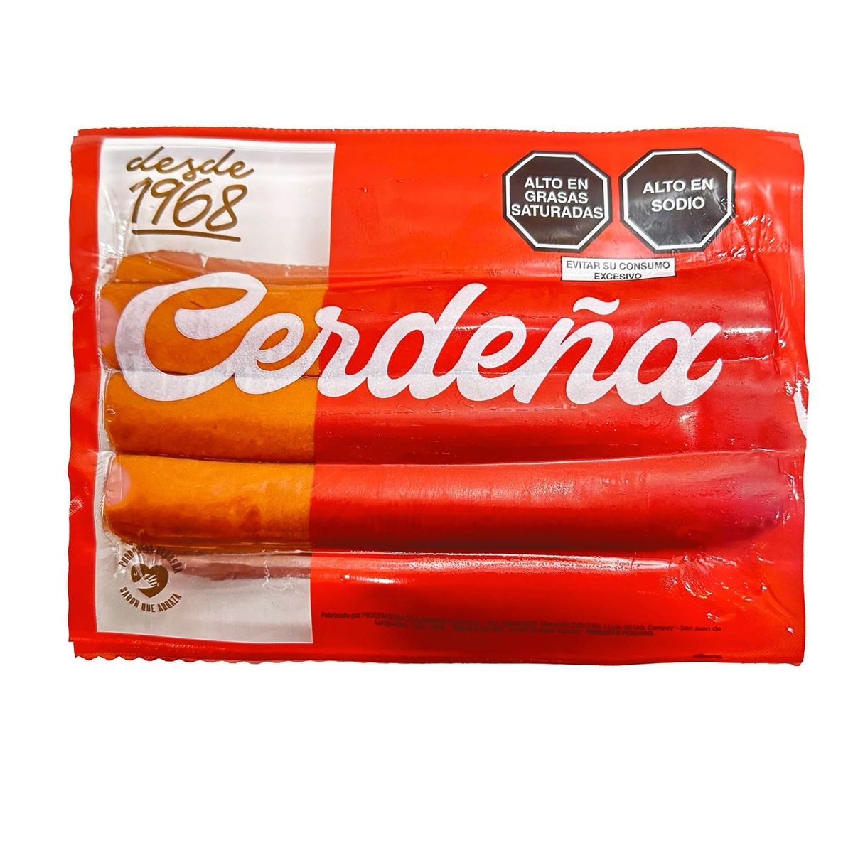 CERDENA - Salchicha Frankfurter Cerdeña Empaque 310 g