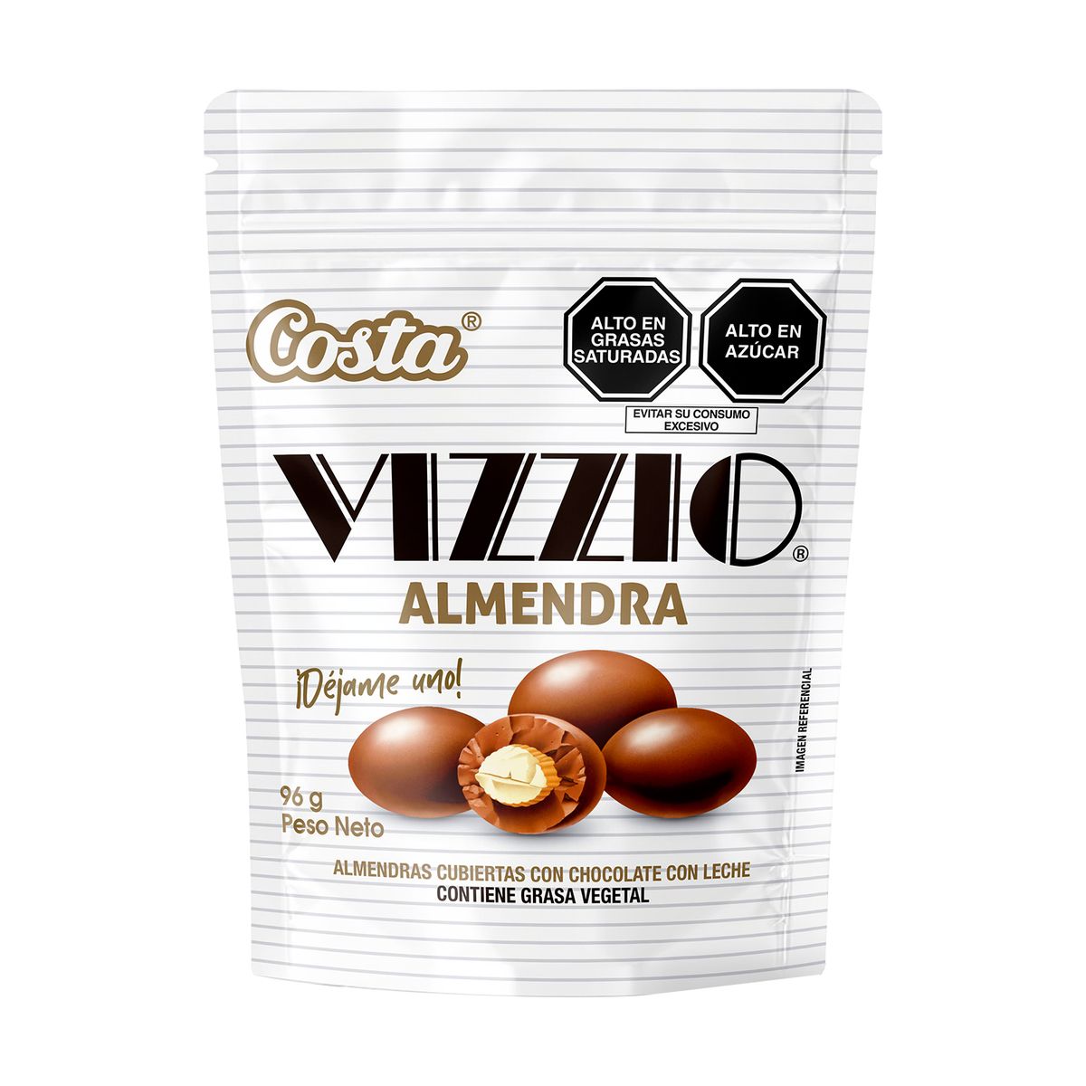 VIZZIO - Chocolates Vizzio Almendra Doypack 96 g