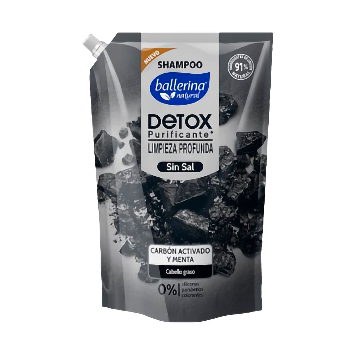 BALLERINA - Shampoo Ballerina Carbón Detox Doypack 750 mL
