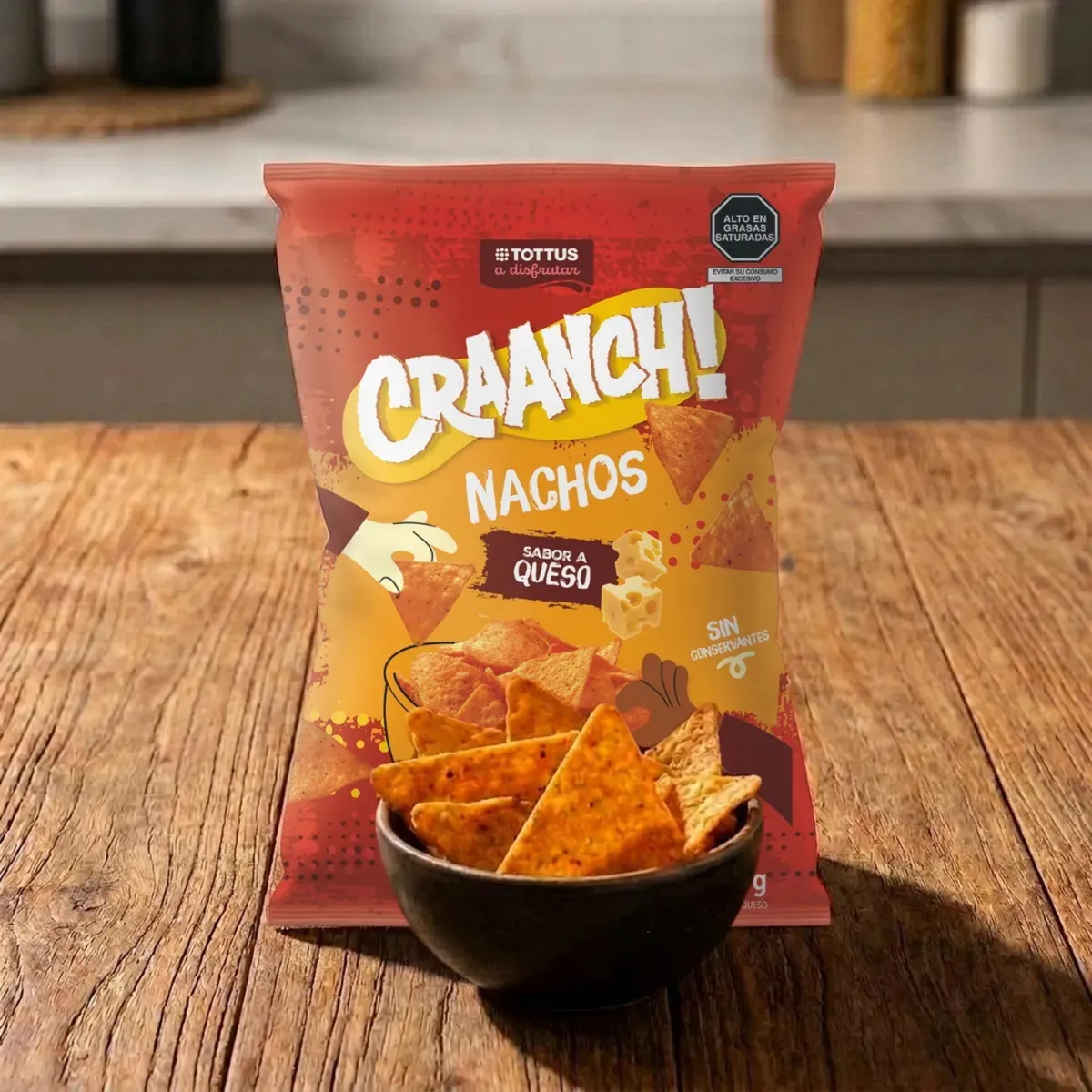 - Nacho Queso Craanch Tottus Bolsa 190 g