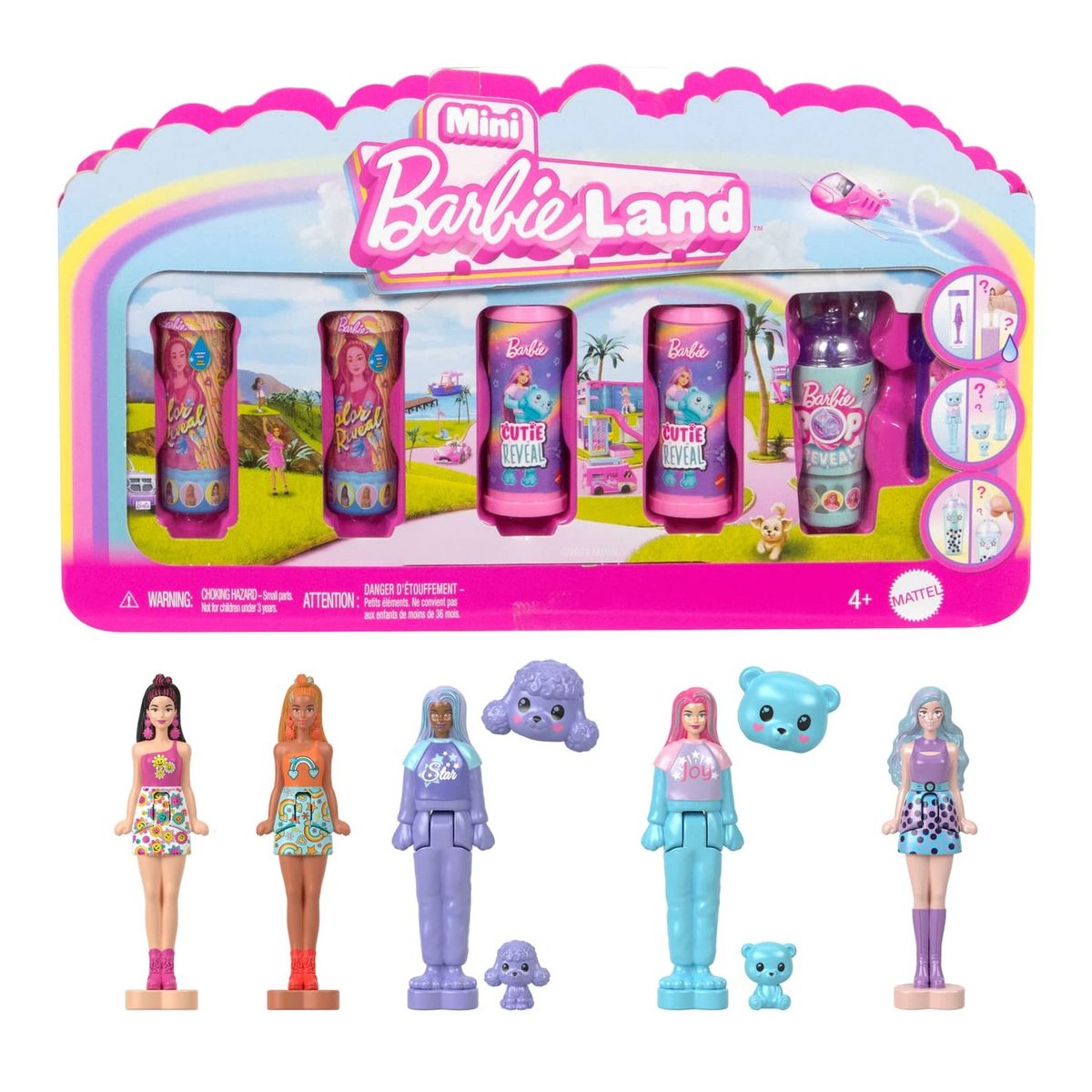 BARBIE - Barbie Mini Barbieland Reveal Dolls Bundle Spring