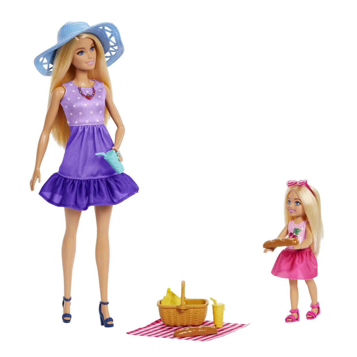 BARBIE - Barbie Family Core Malibu y Chelsea