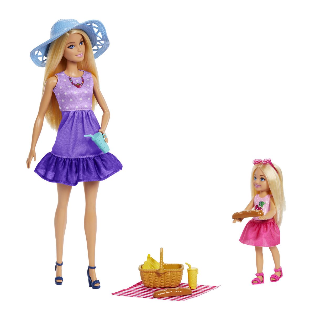 BARBIE - Barbie Family Core Malibu y Chelsea