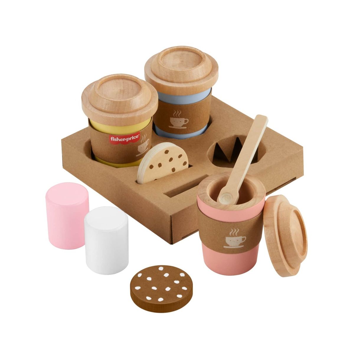 FISHER PRICE - Fisher Price Set Mi Primer Capuchino de Madera