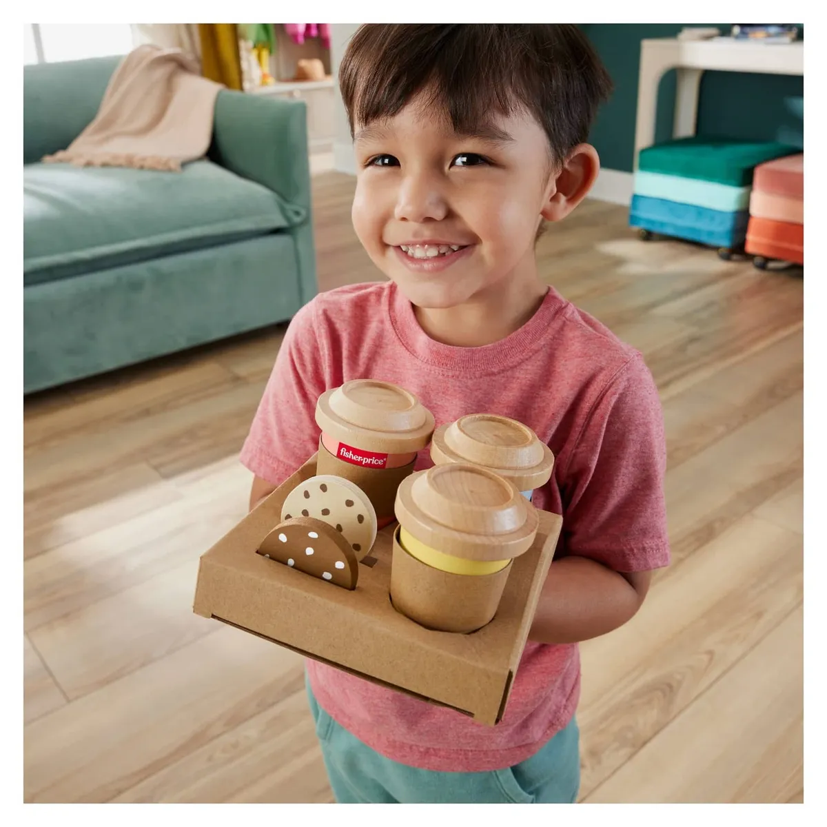 FISHER PRICE - Fisher Price Set Mi Primer Capuchino de Madera