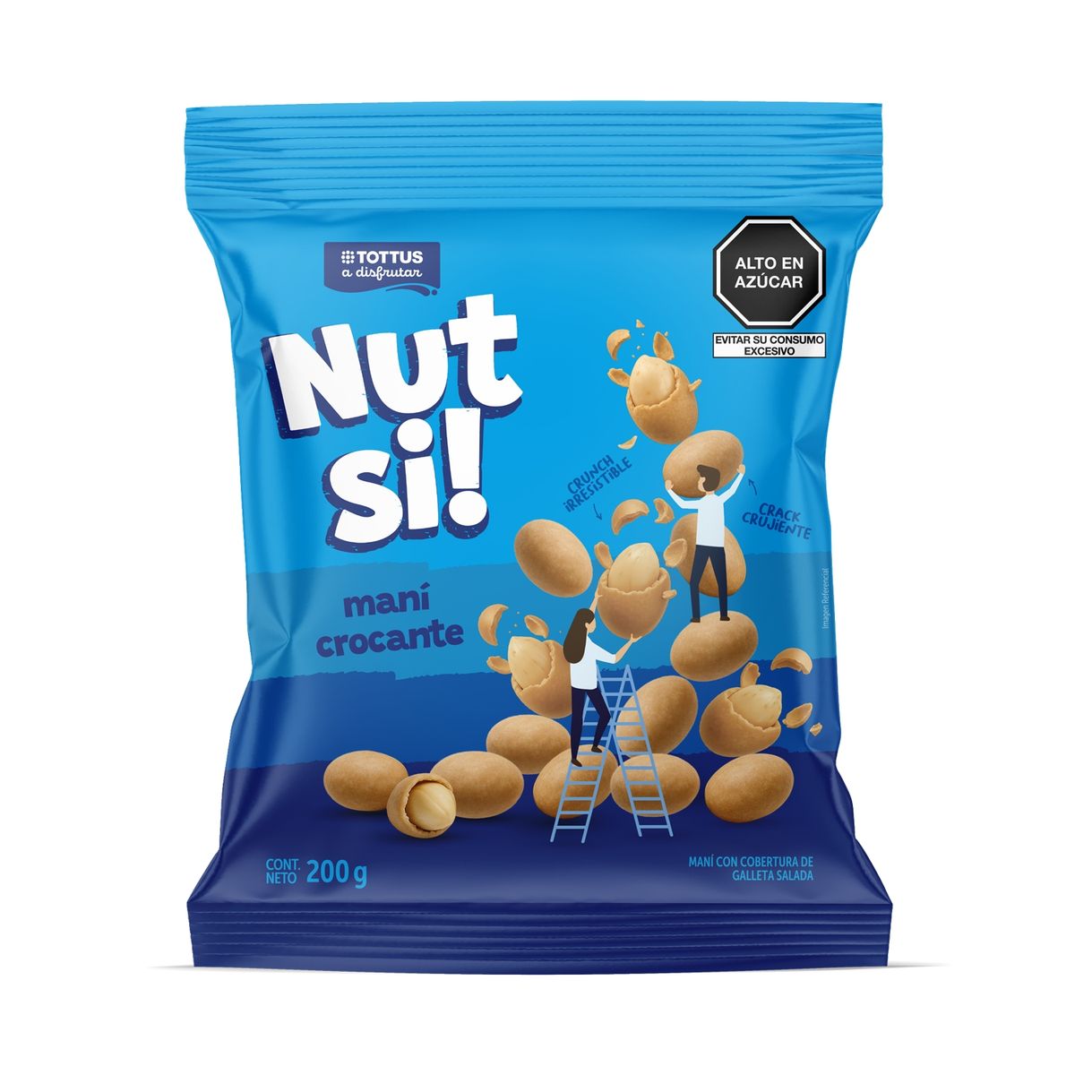 TOTTUS - Maní Crocante Nutsi! Tottus Bolsa 200 g