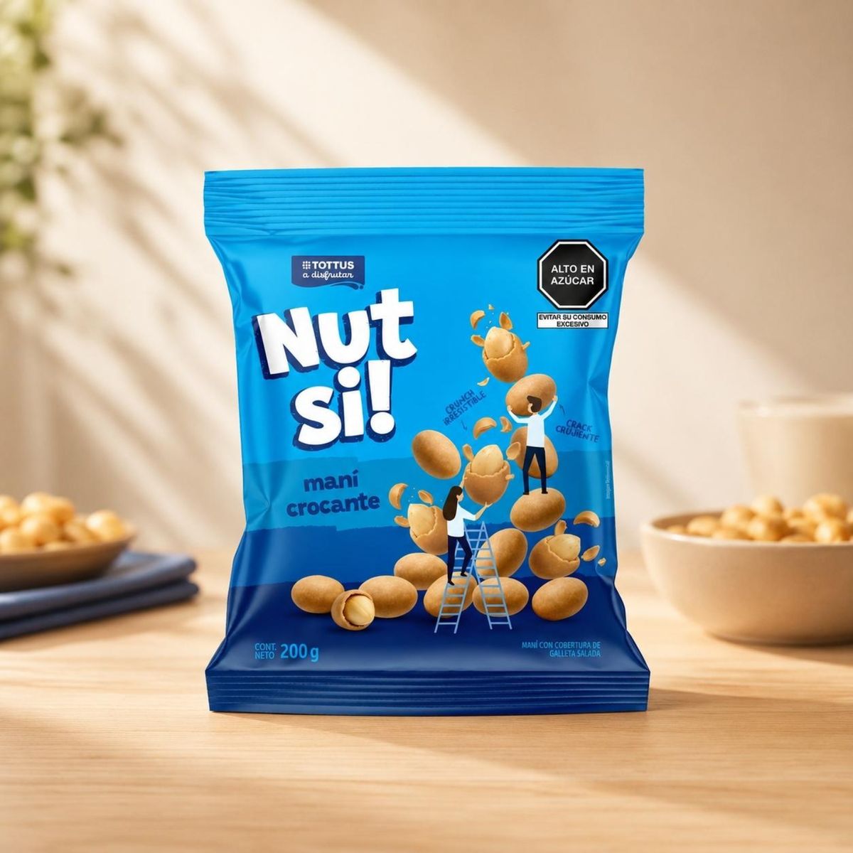 TOTTUS - Maní Crocante Nutsi! Tottus Bolsa 200 g