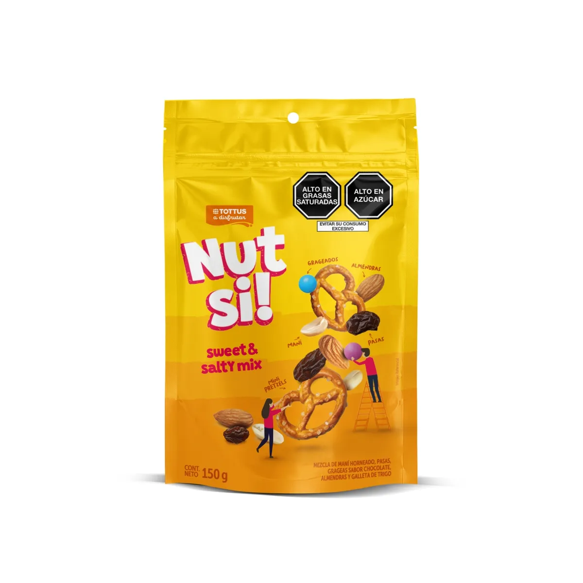 TOTTUS - Sweet and Salty Mix Nutsi! Tottus Doypack 150 g